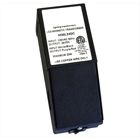 Westgate LED Dimmable Magnetic Transformer 20W 24V DC Output UCM20L24DC